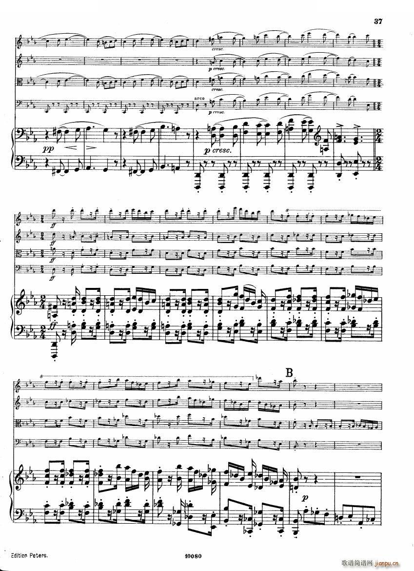 Brahms op 34 Piano Quintet f minor score һ()36
