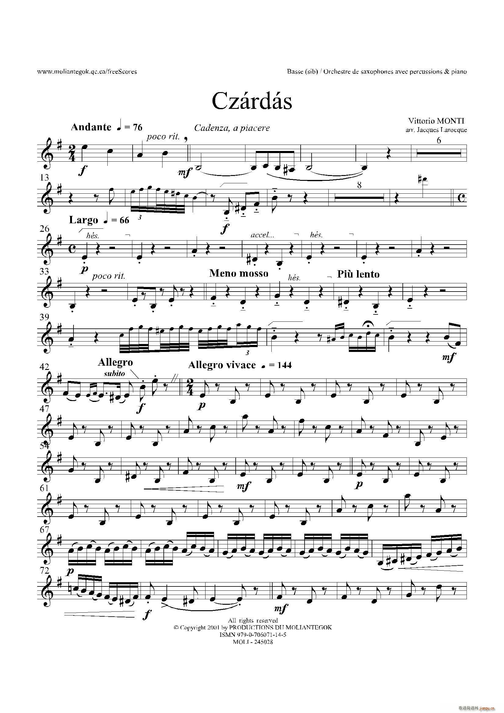 Czardas ˹ 15 Bass()1