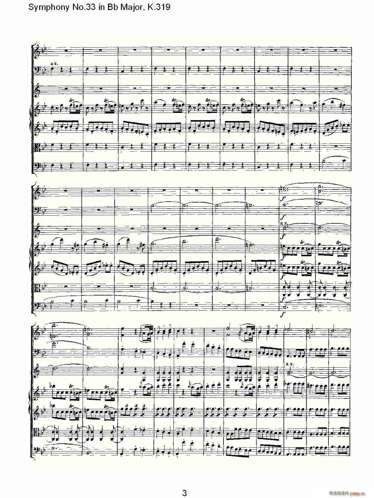 Symphony No.33 in Bb Major, K.319(ʮּ)3