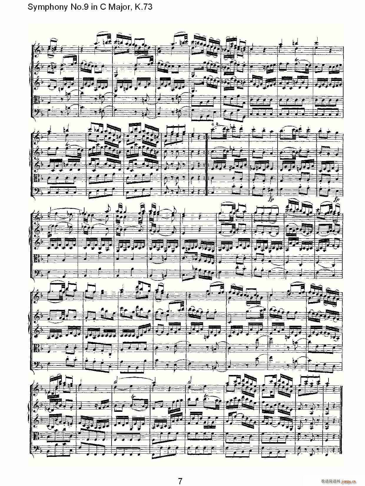 Symphony No.9 in C Major, K.73(ʮּ)6