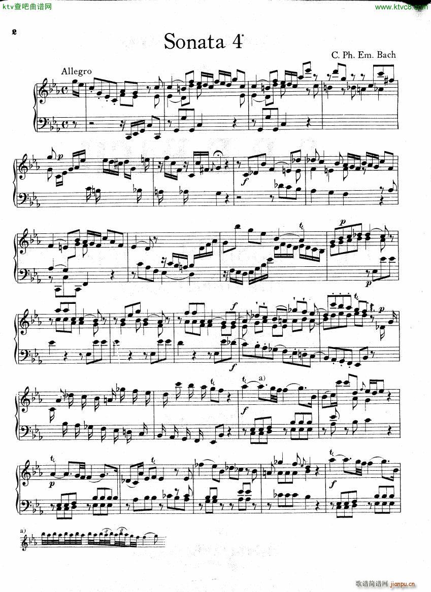 Bach CPE 6 Prussian Sonatas()17