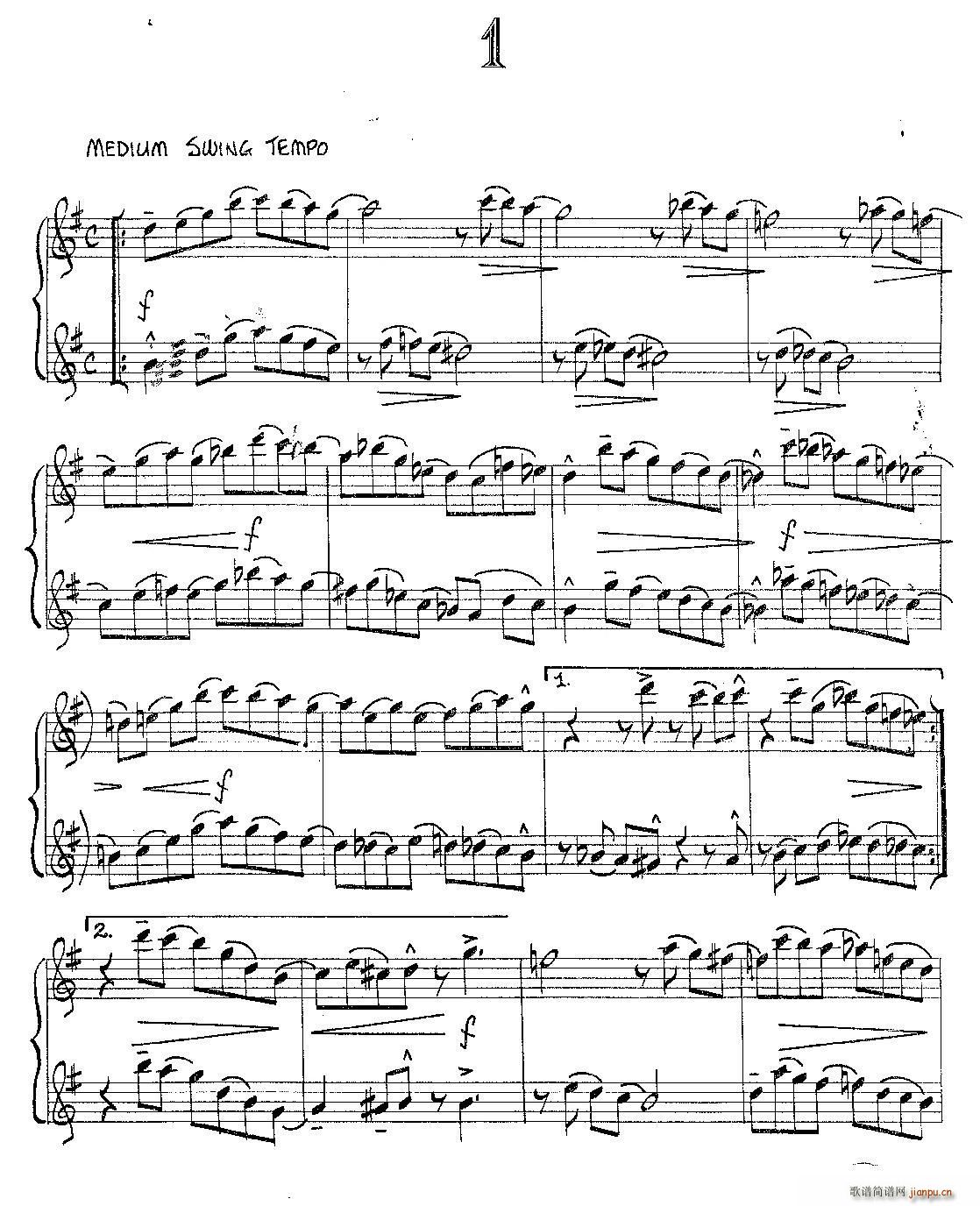 Jazz Conception For Saxophone Duets 1 ()1