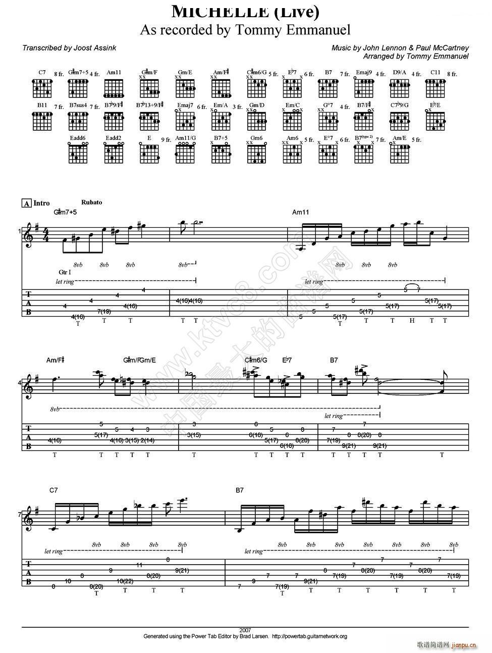 tommy emmanuel michelle live ָ()1