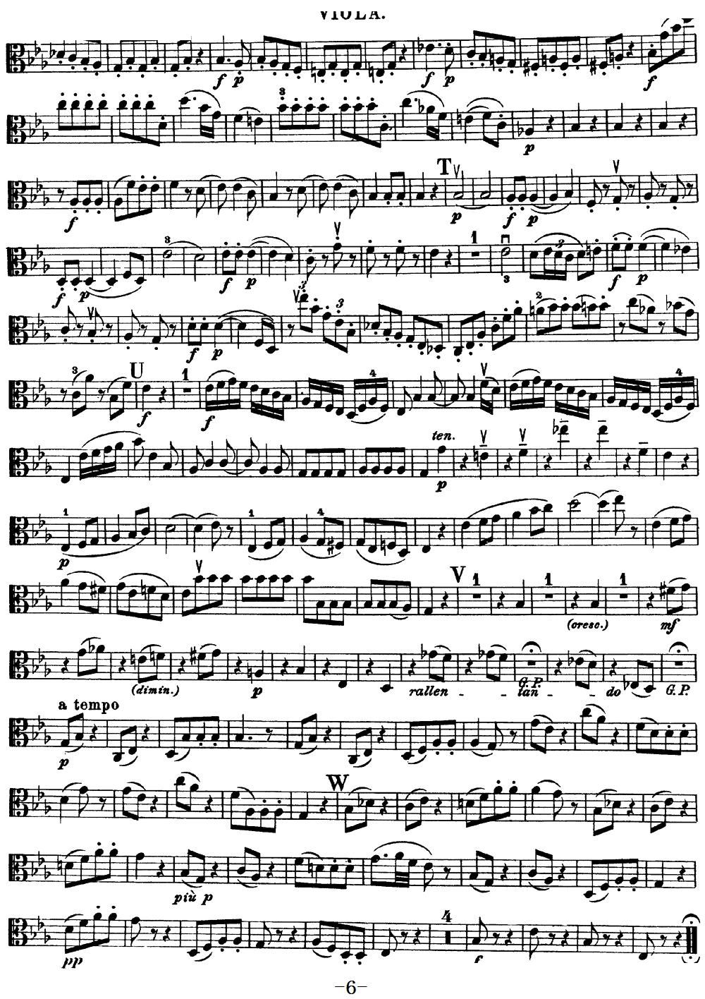 Mozart Quartet No 16 in Eb Major K 428 Viola(ʮּ)6