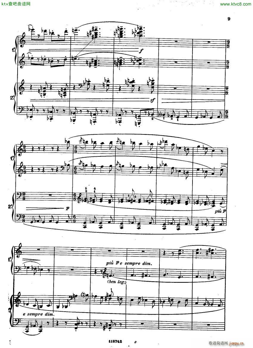 Casella Five Easy Pieces Pupazzetti 4 hands 1915()9