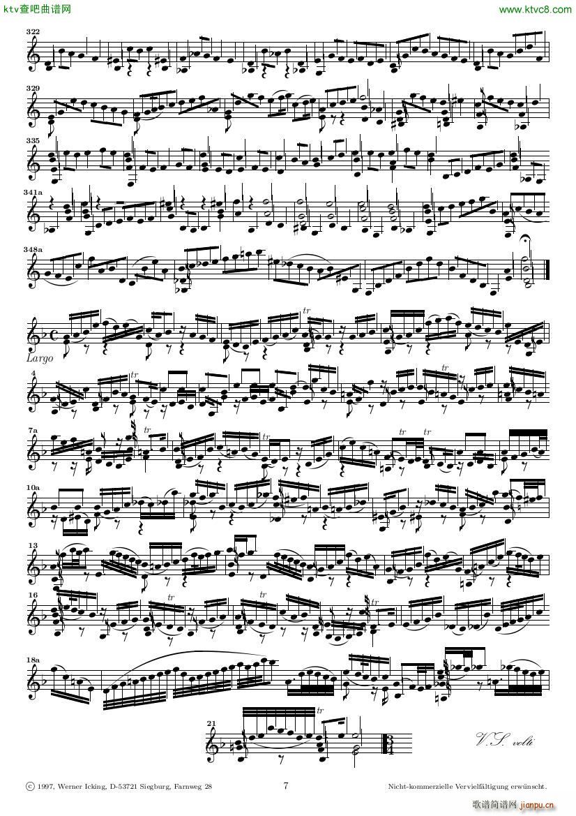 Bach JS BWV 1005 Sonata for Solo Violin in C()7