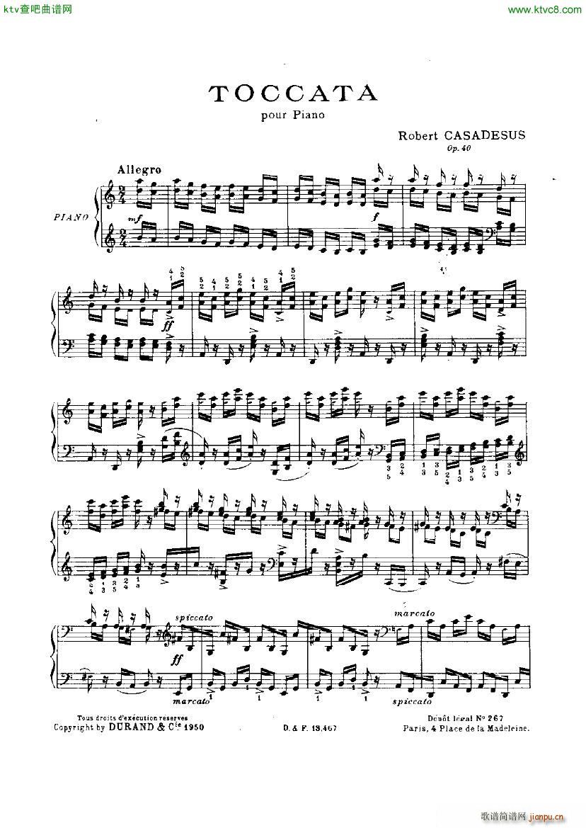 Casadesus Toccata()1