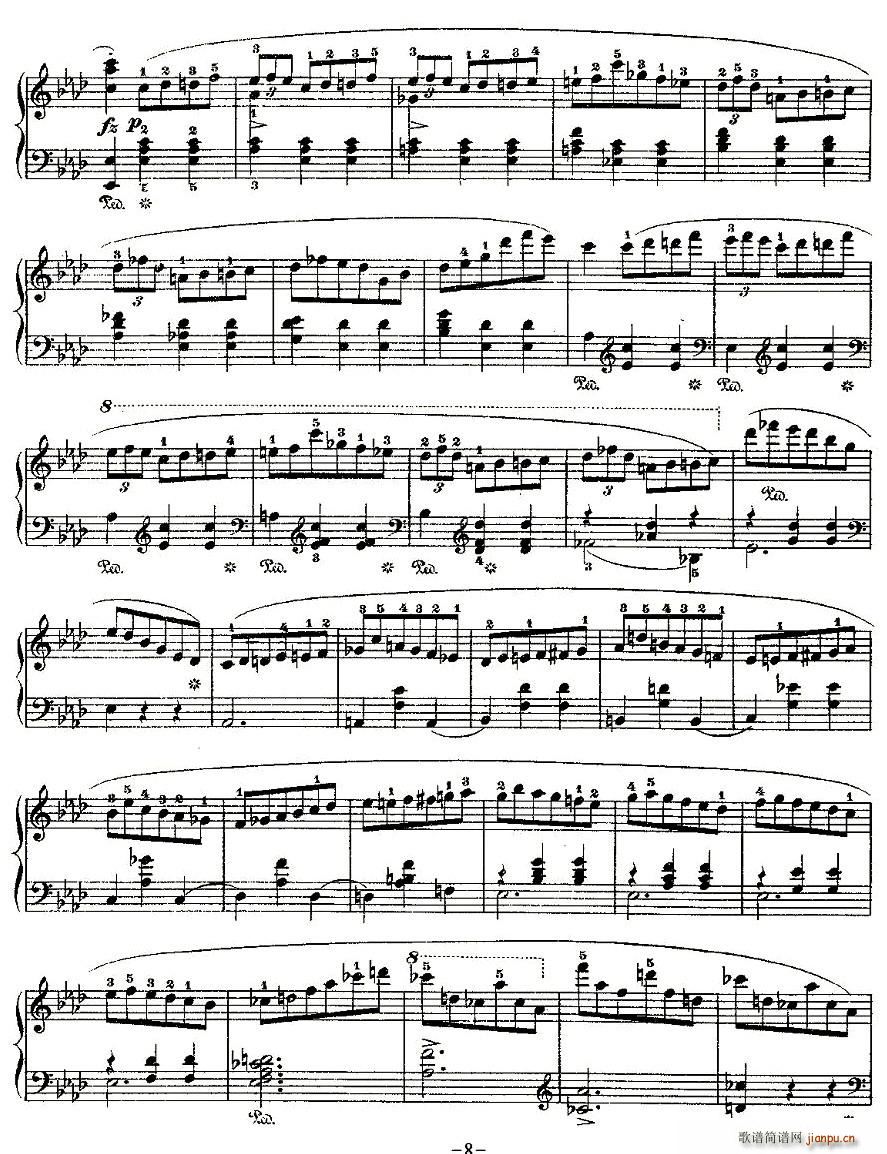 valse brillanteOp.34, No.1(ʮּ)8