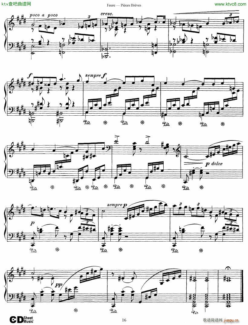 Faure 8 Pieces Breves Op 84()16