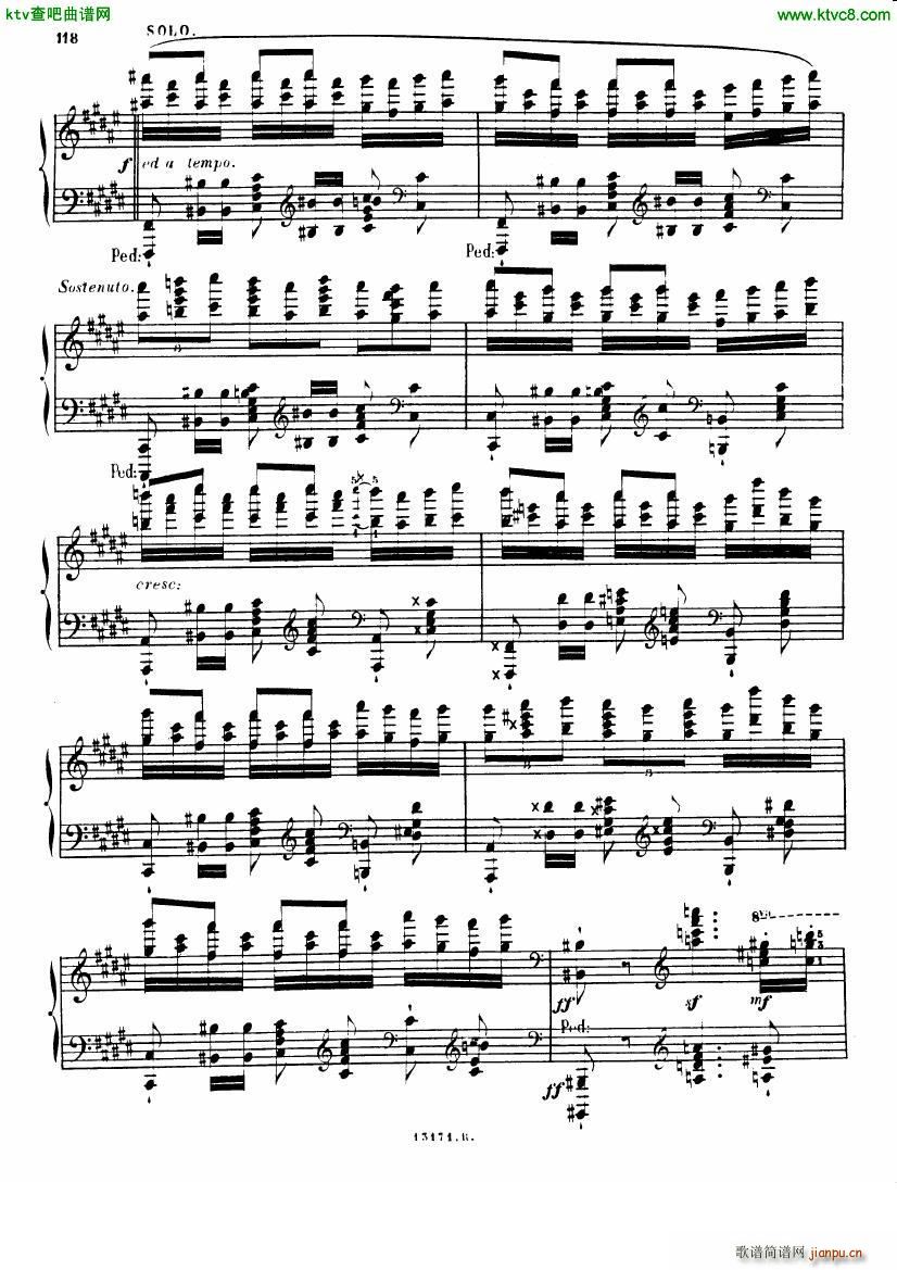 Alkan op 39 12 Etudes in Minor Keys no 10(钢琴谱)27