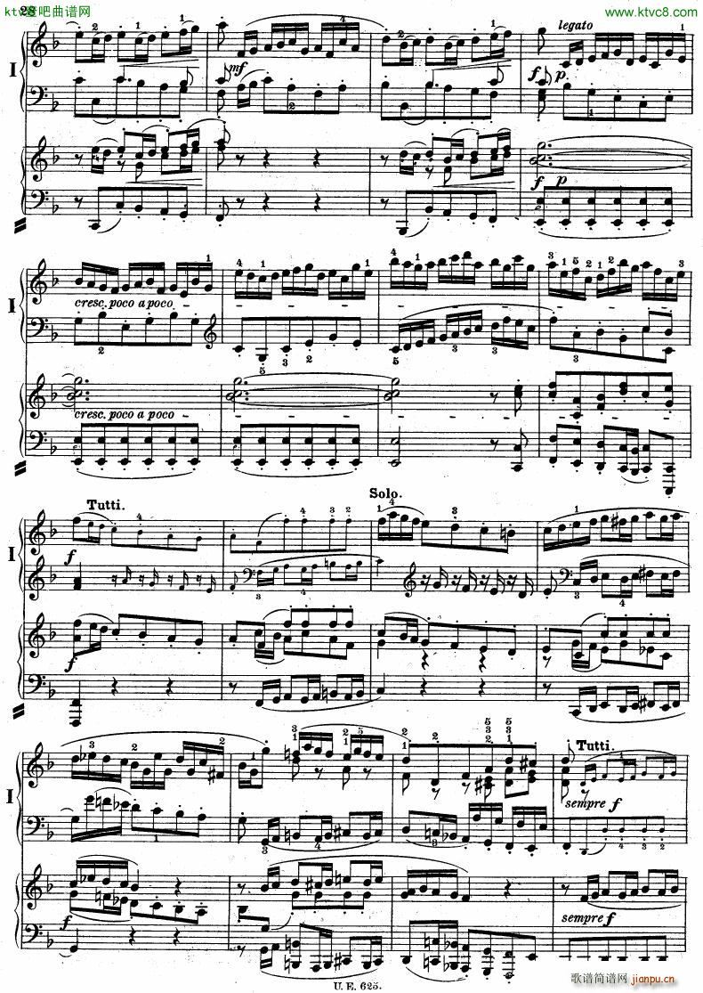 Bach JS BWV 1052 Keyboard Concerto in d ed R ntgen()29