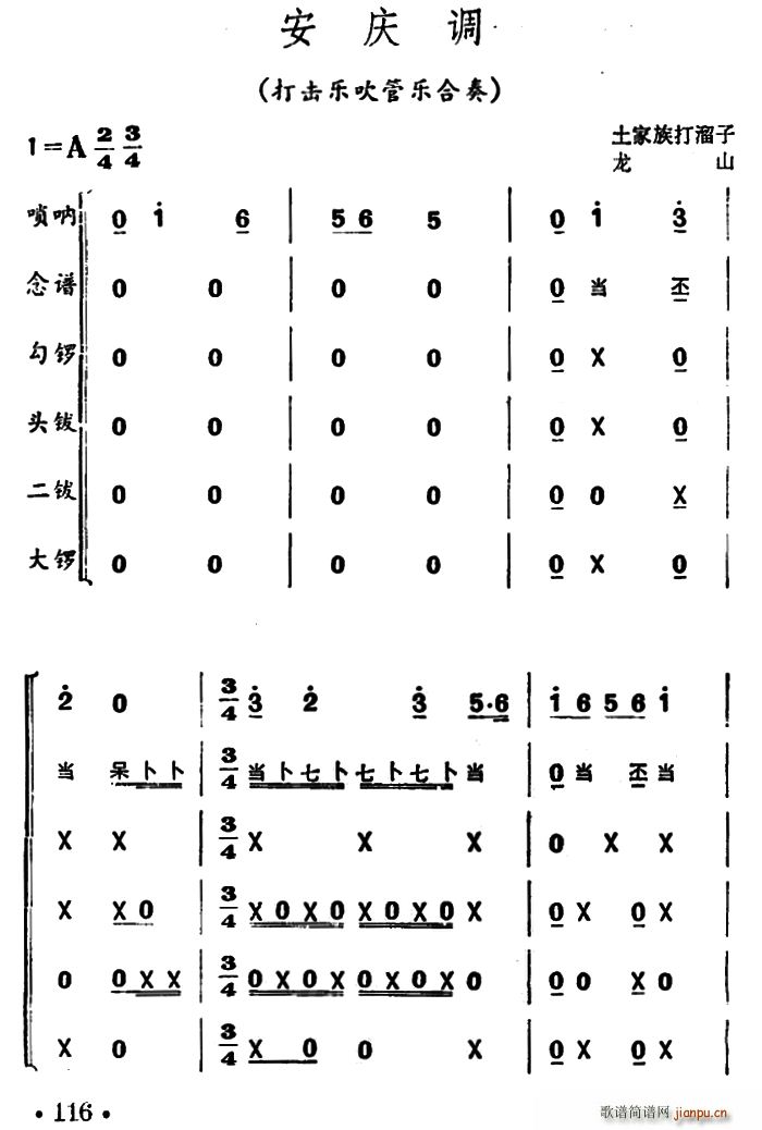 打击乐曲谱_川剧打击乐曲谱(4)