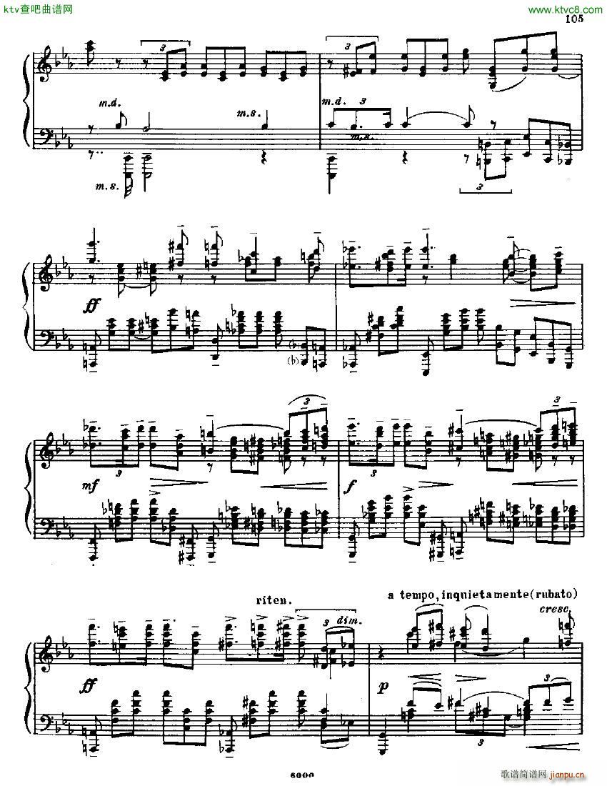 Anatoly Alexandrov Opus 19 Sonata no 4()34