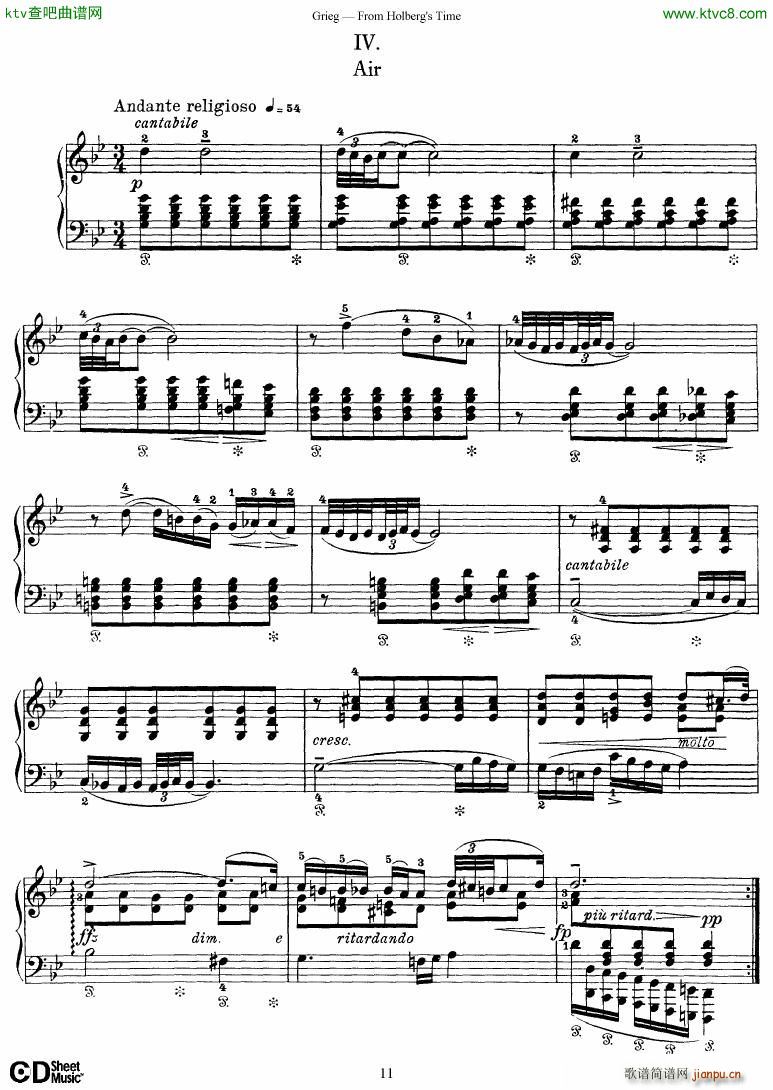 Grieg From Holberg s Time 1 5()11