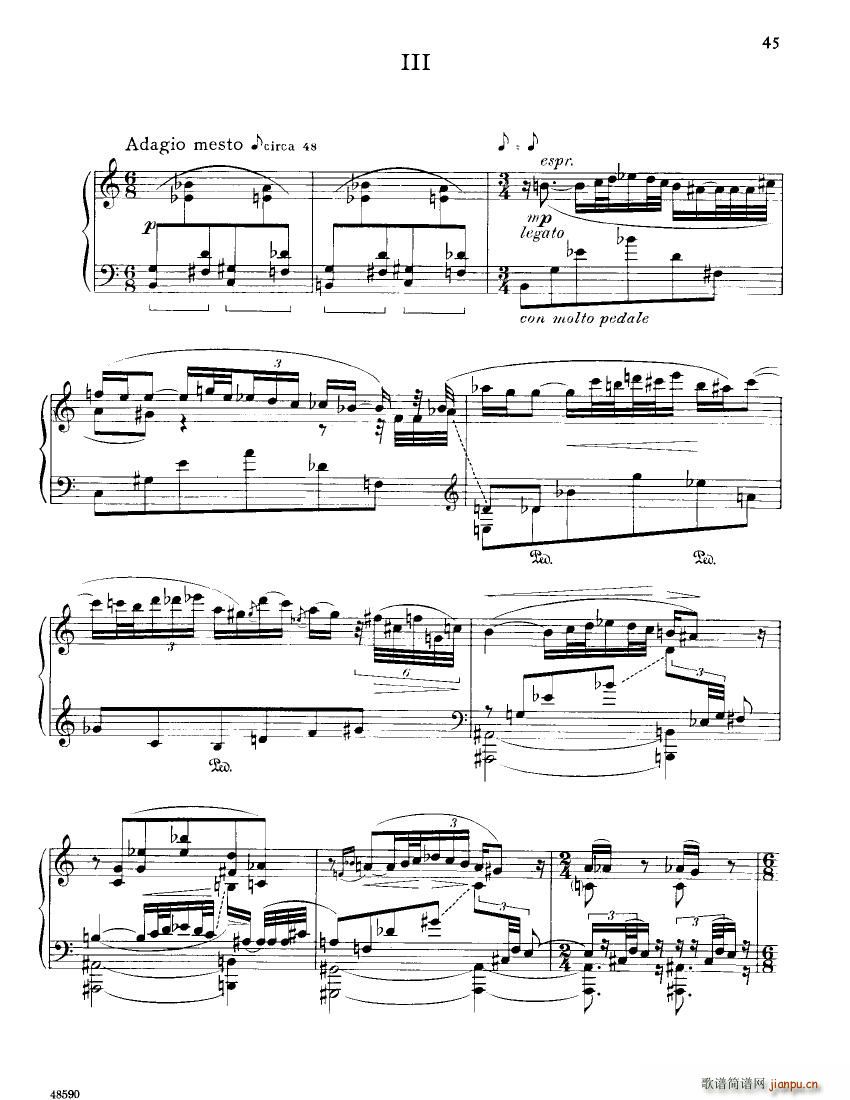Barber op 26 Piano Sonata()23