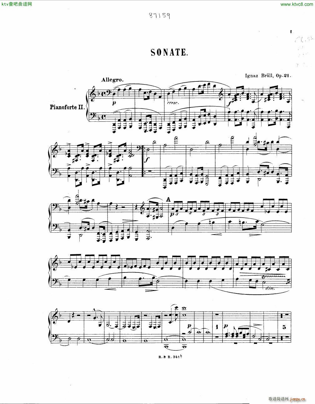 Brull Sonata 2 pianos Op 21()23