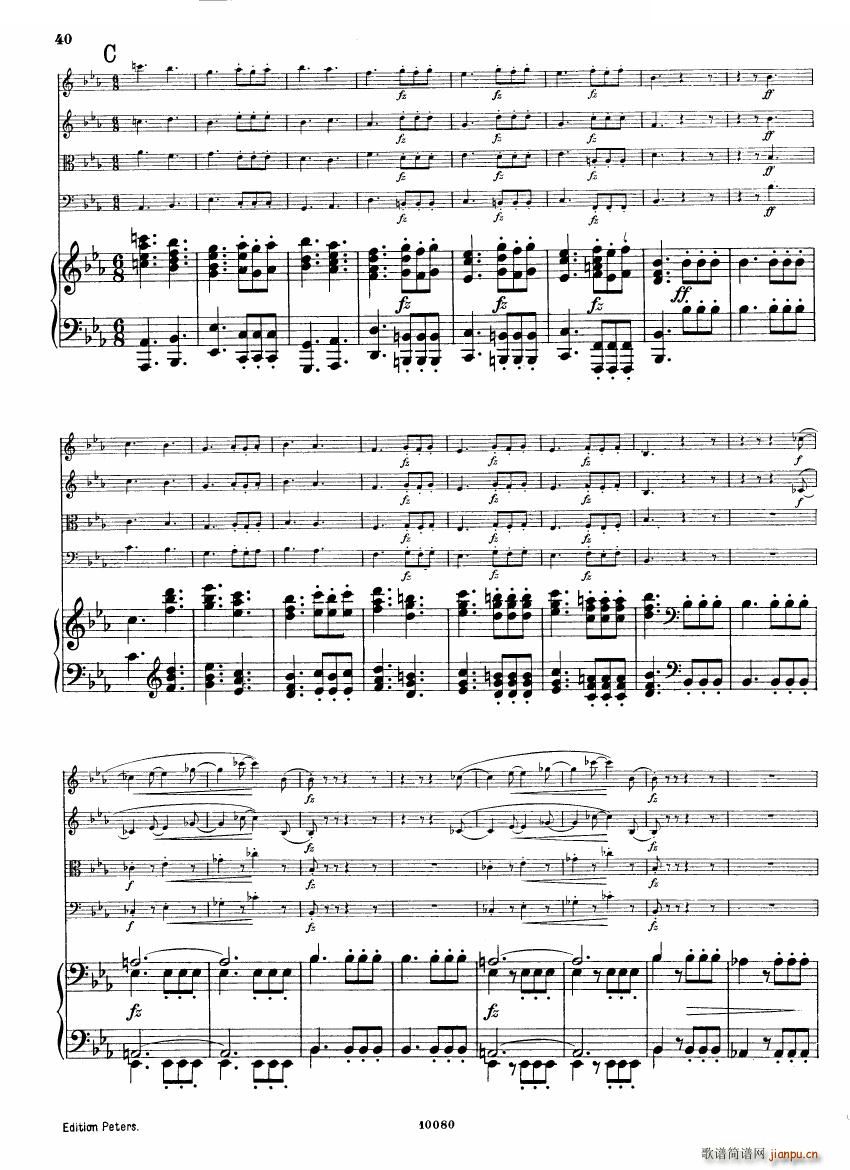 Brahms op 34 Piano Quintet f minor score һ()39