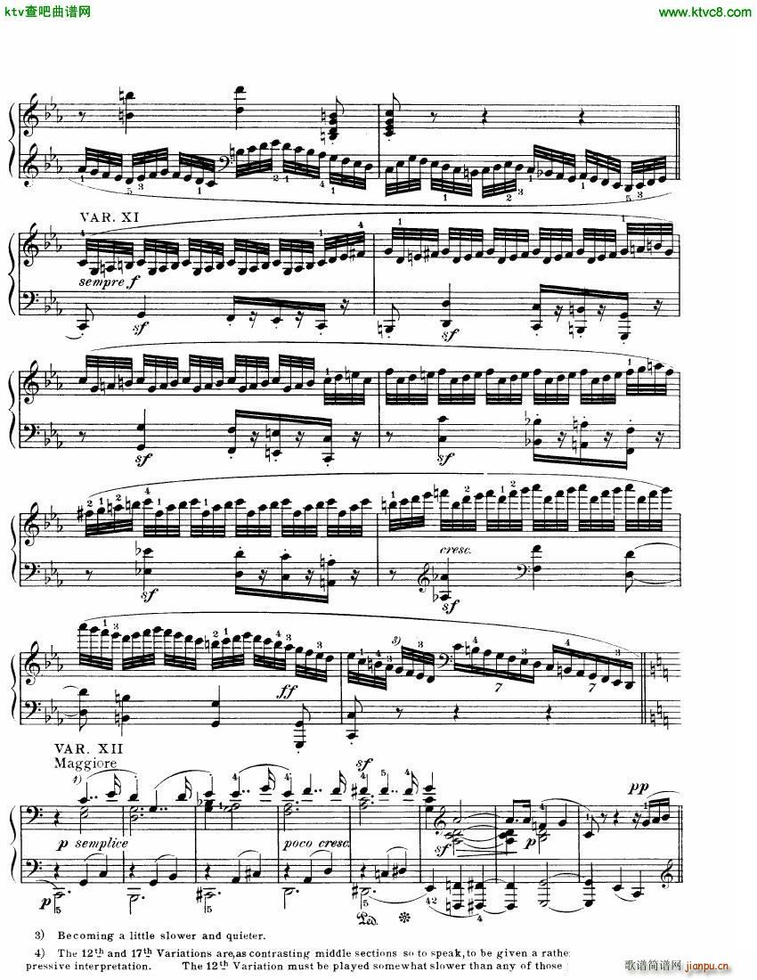Beethoven WoO 80 32 Variations in C Minor()6