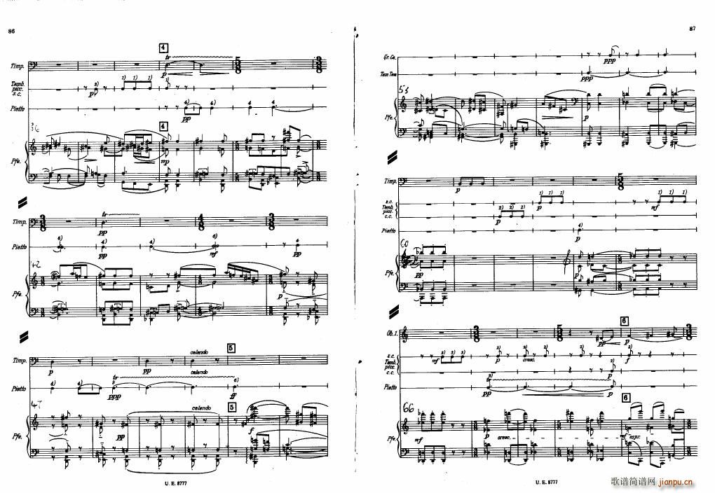 Bartok SZ 83 Piano Concerto No1 Full Score ()3