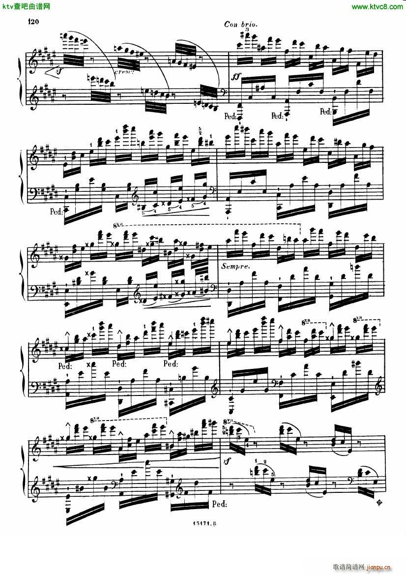 Alkan op 39 12 Etudes in Minor Keys no 10(钢琴谱)29