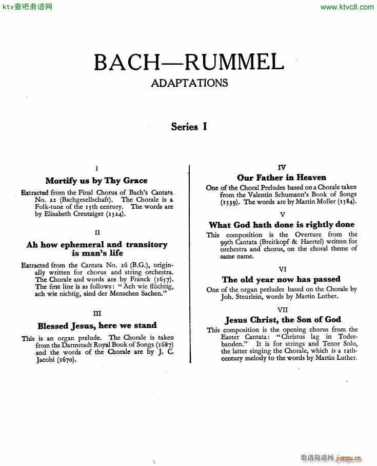 Bach Rummel Transcriptions()5