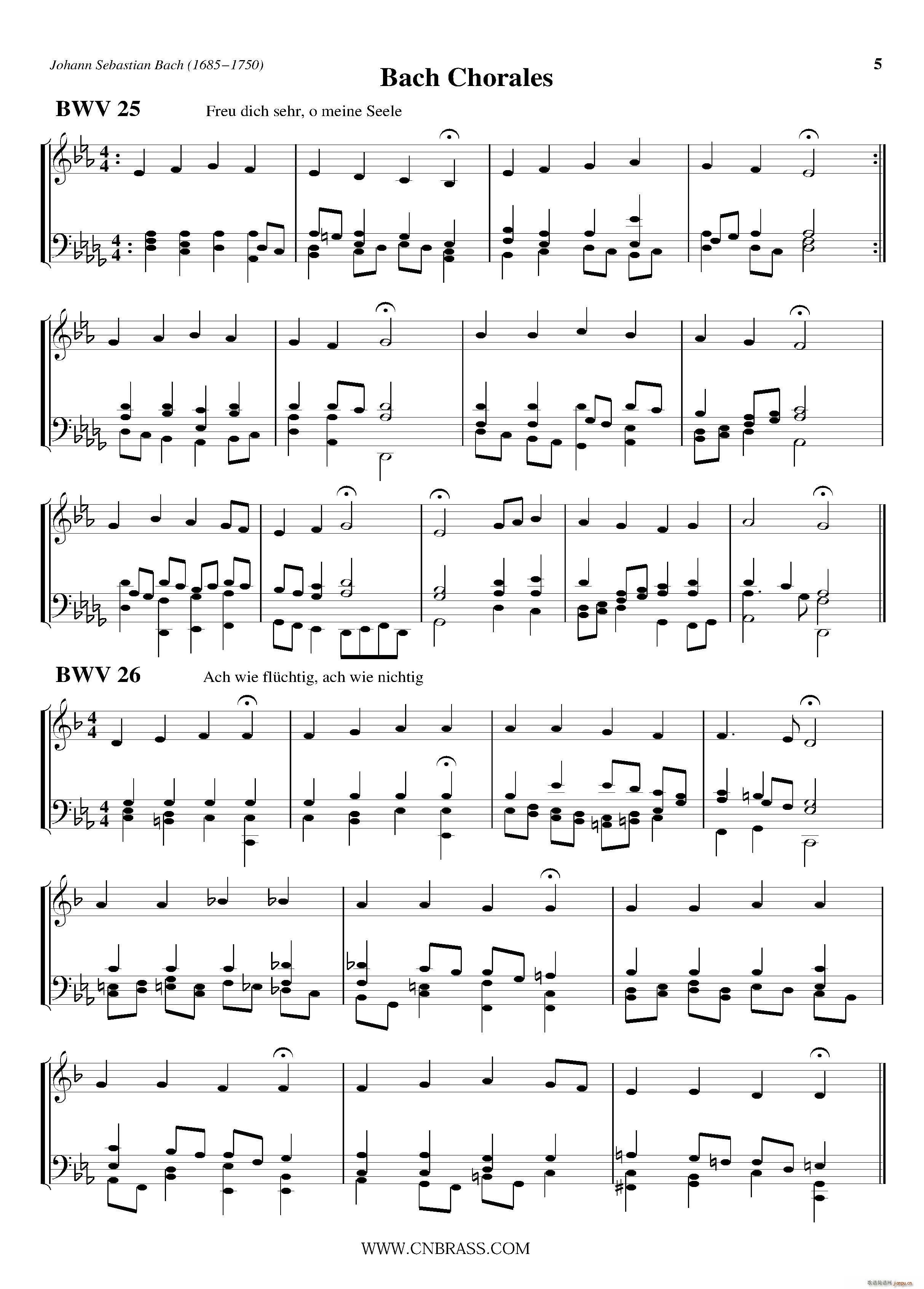 Bach Chorales С(ʮּ)1