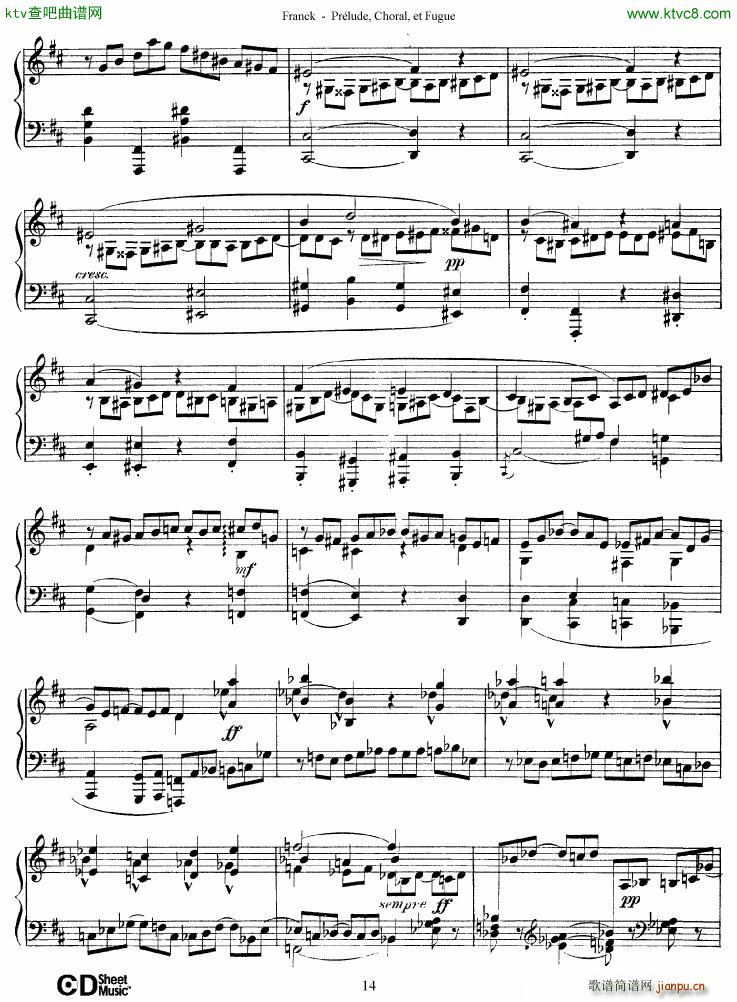 Franck Prlude Choral et Fugue()9