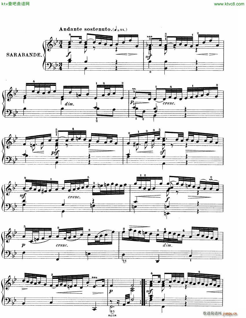 Bach JS BWV 825 Partita no 1 in Bb()9