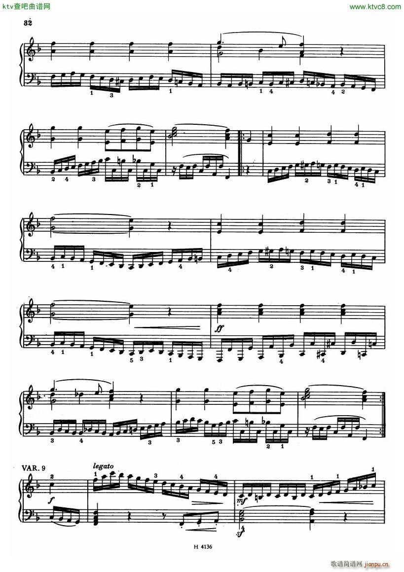 Czech piano variations from 18th century()30
