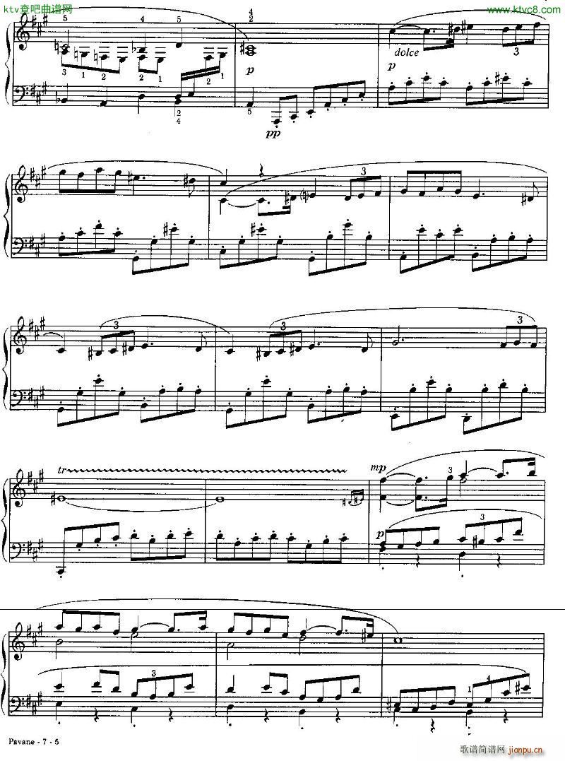 Faure 050 Pavane arr piano solo R Schultz()5