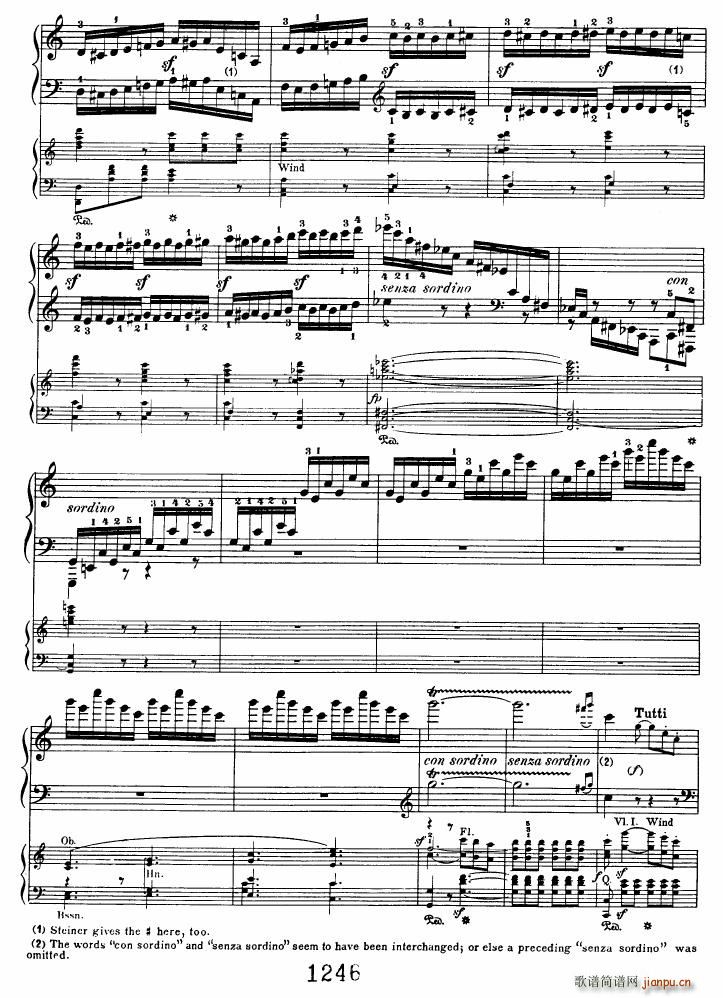 Beethoven op 37 Piano Concerto no 3 2pno red ()13