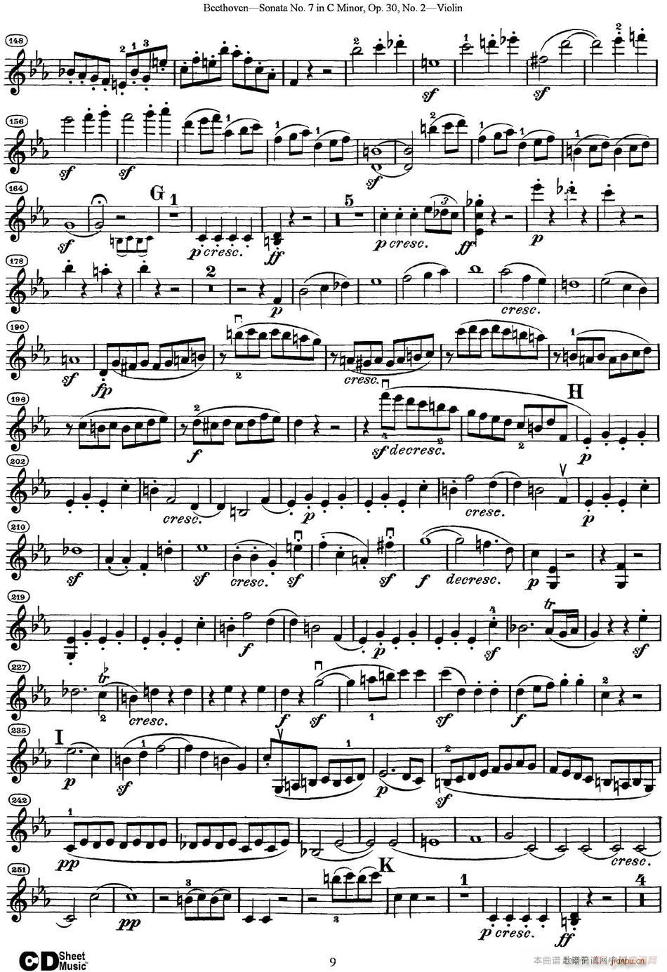 Violin Sonata No 7 in C Minor Op 30 No 2(С)9