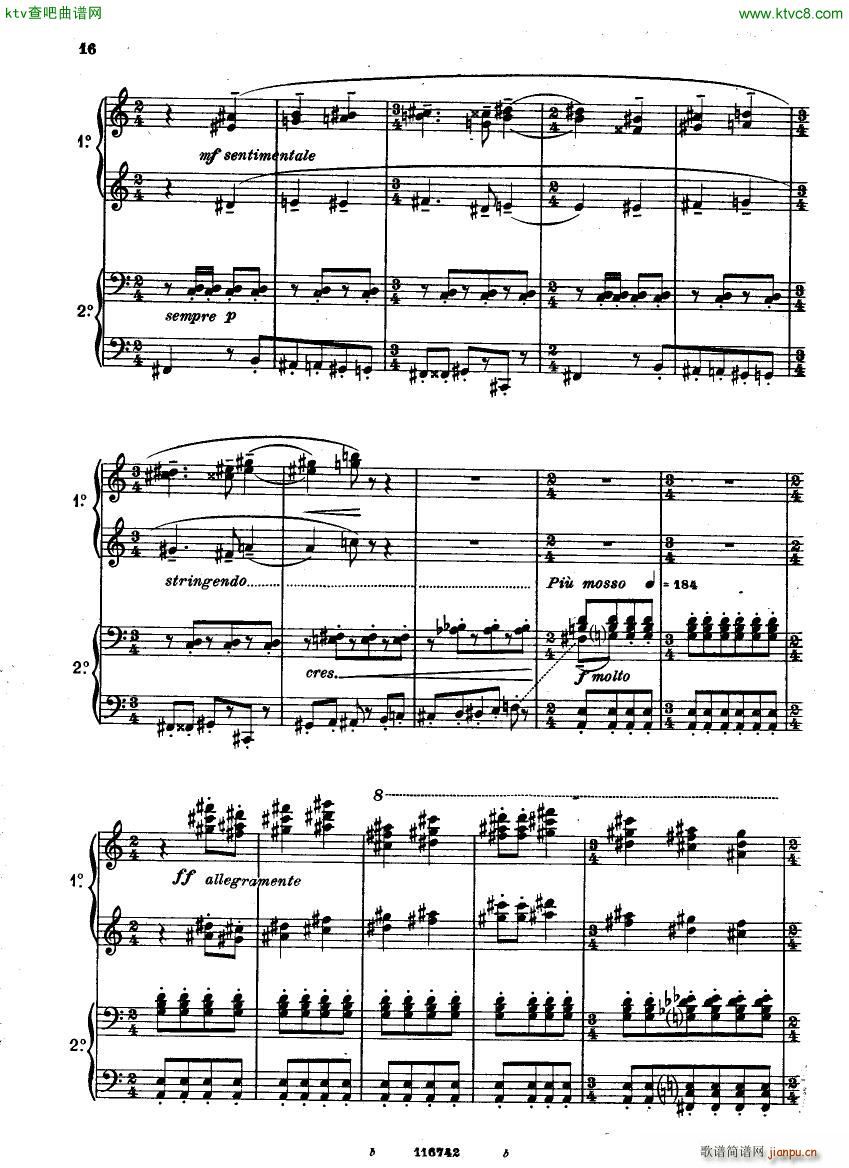 Casella Five Easy Pieces Pupazzetti 4 hands 1915()16