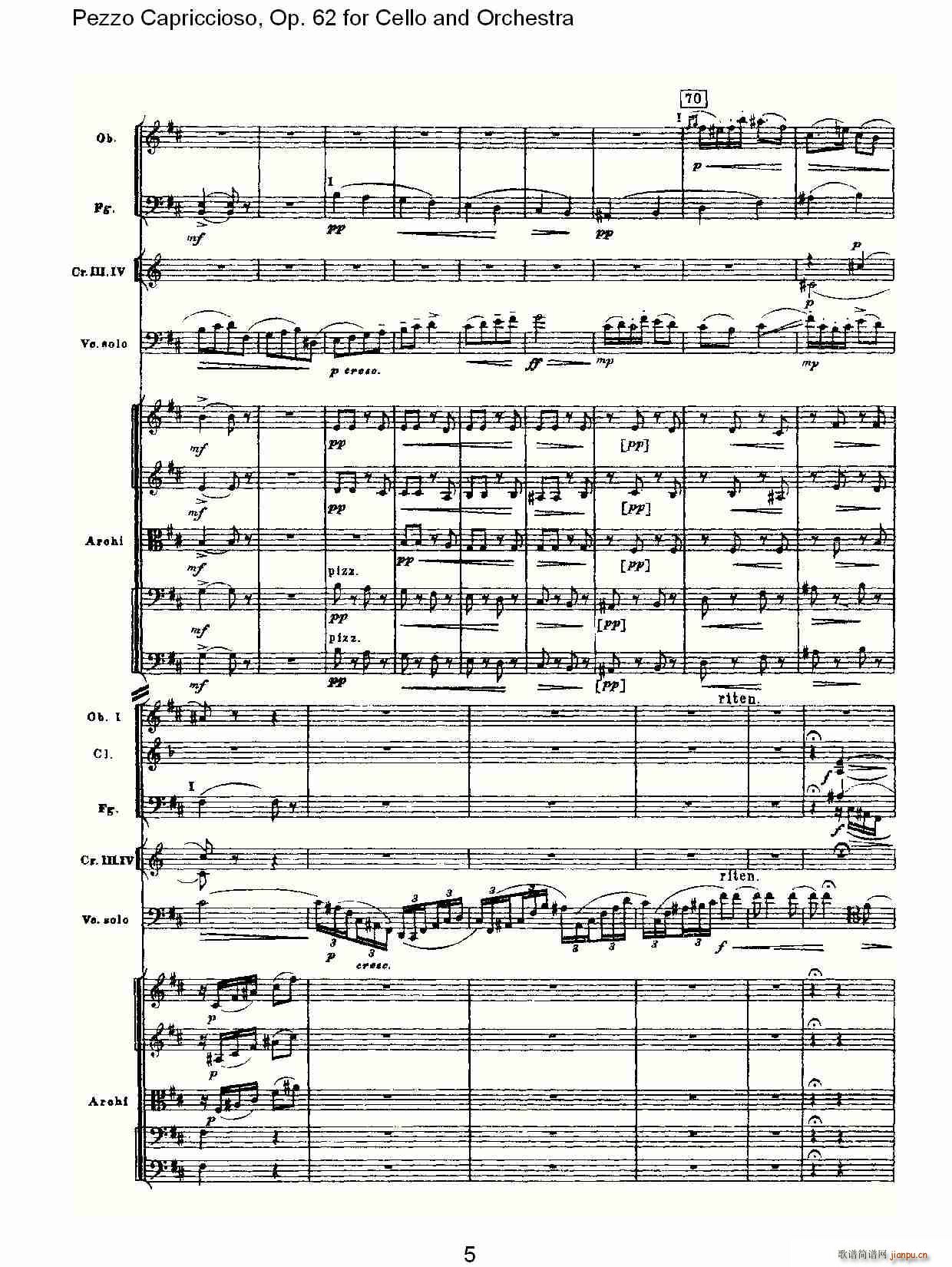 Pezzo Capriccioso, Op.62()5