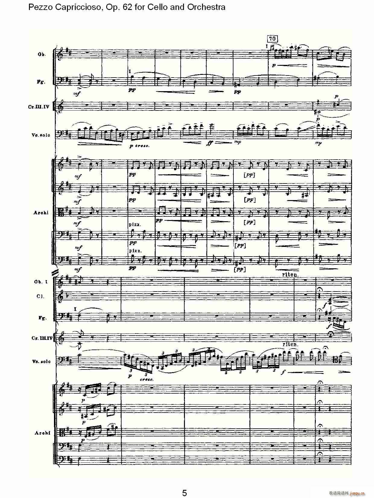 Pezzo Capriccioso, Op.62()5