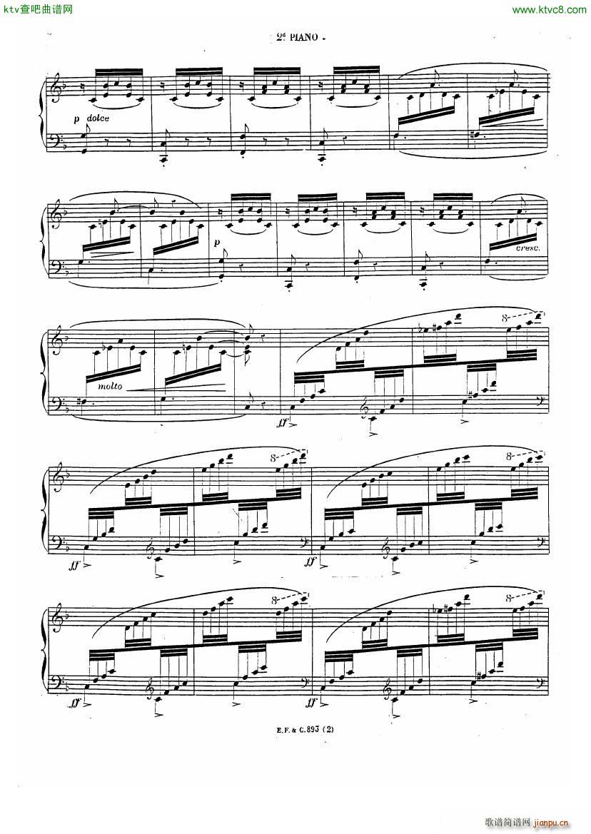 Chabrier Espana for two pianos()20
