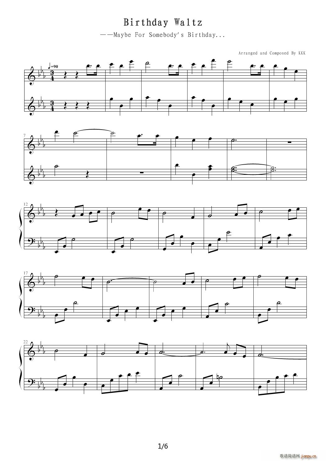 Birthday Waltz E()1