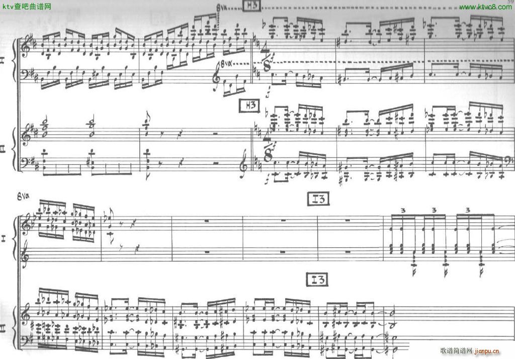 Bolling Sonata for Two Pianist no 2 Part3()12