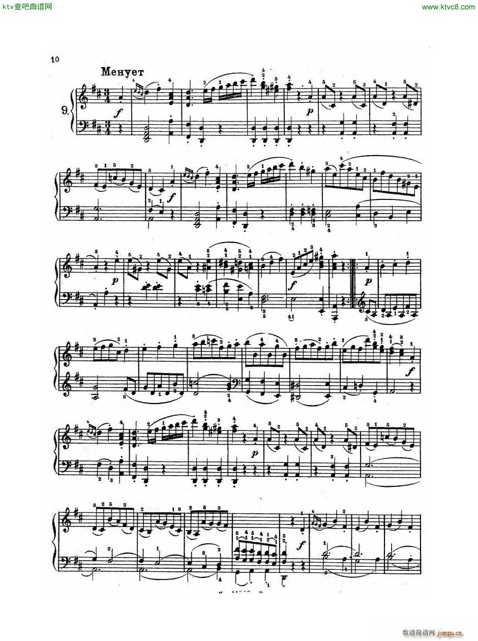 Haydn Twelve Easy Pieces For Piano()11