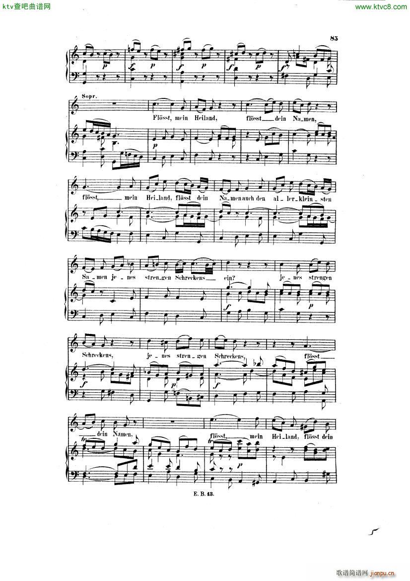 Bach JS BWV 248 Christmas Oratorio No 38 42()3