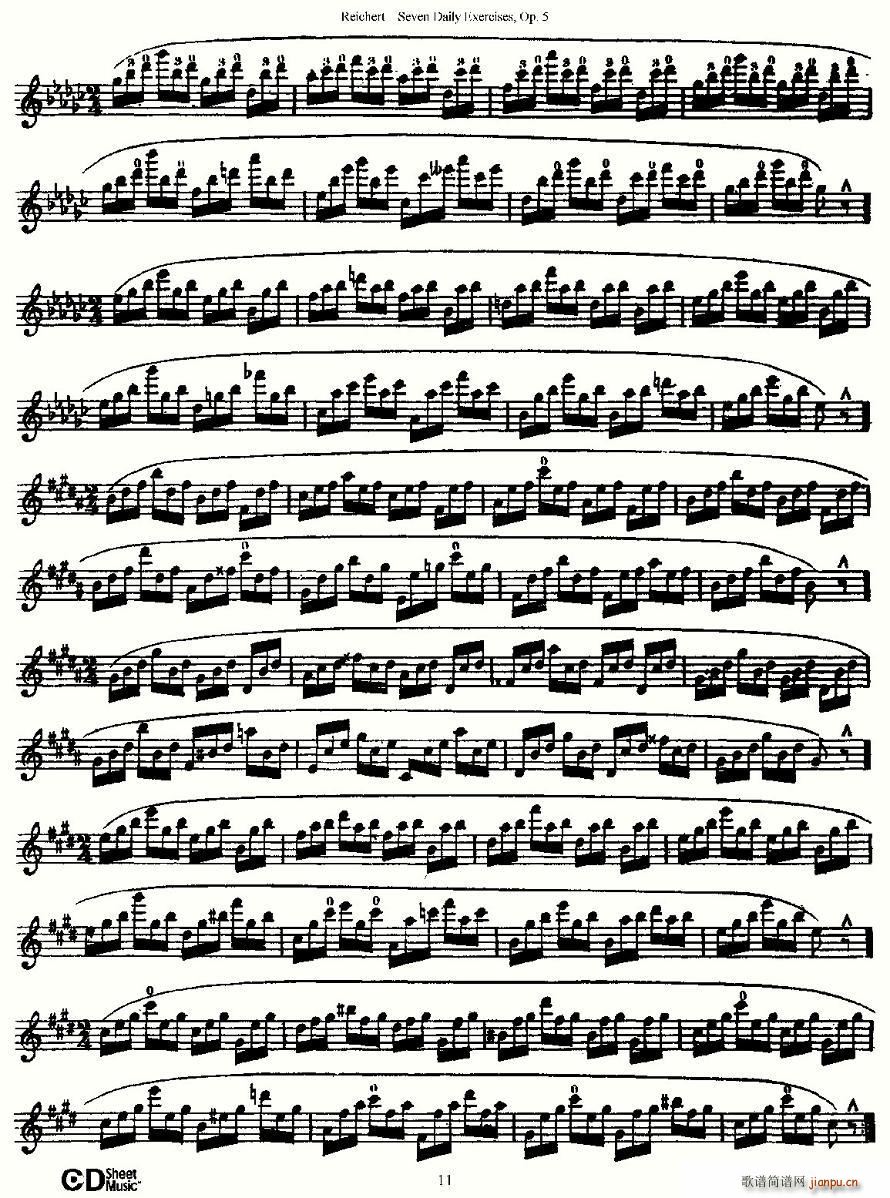 Seven Daily Exercises, Op.5(ʮּ)11