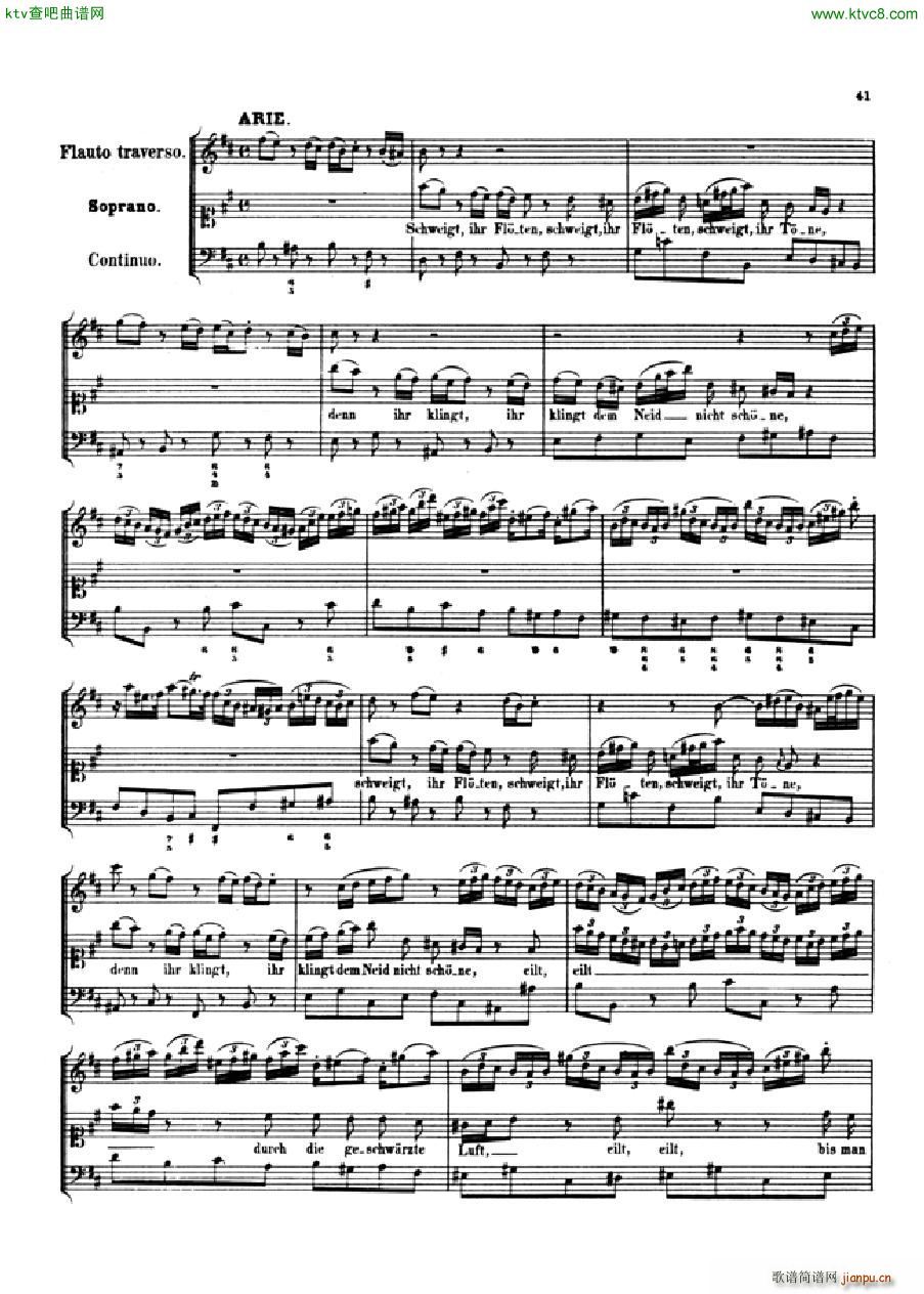 Bach JS BWV 210 Cantata No 210 Wedding Cantata()3