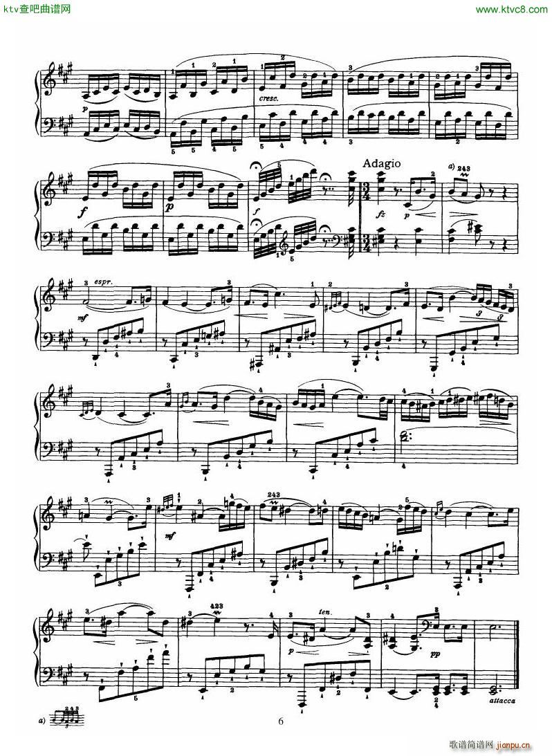 Haydn Piano Sonata No 30 In A(钢琴谱)6