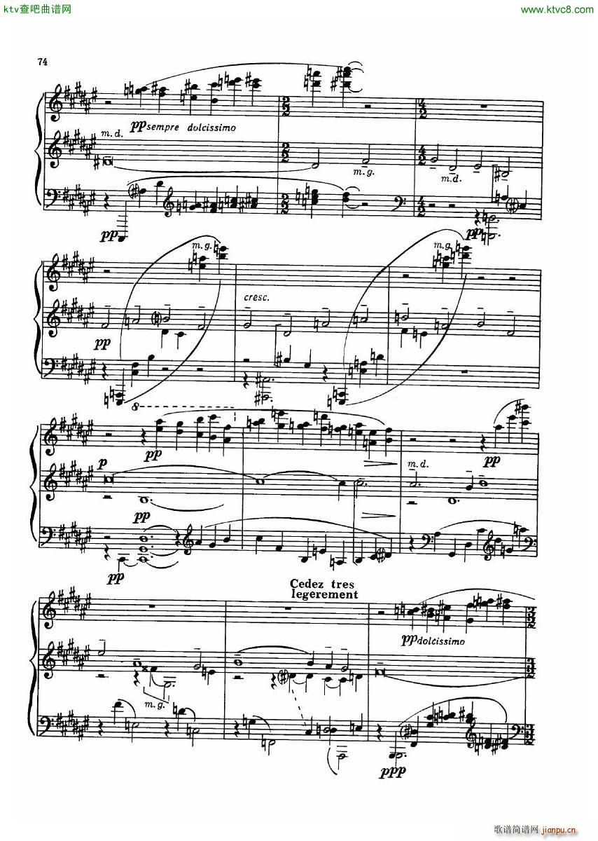 Dutilleux Piano Sonata Op 1 3 Largo()20