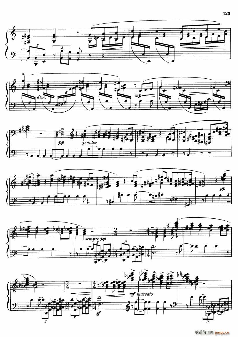 Bartok DD 71 No 1 Study for the Left Hand()7