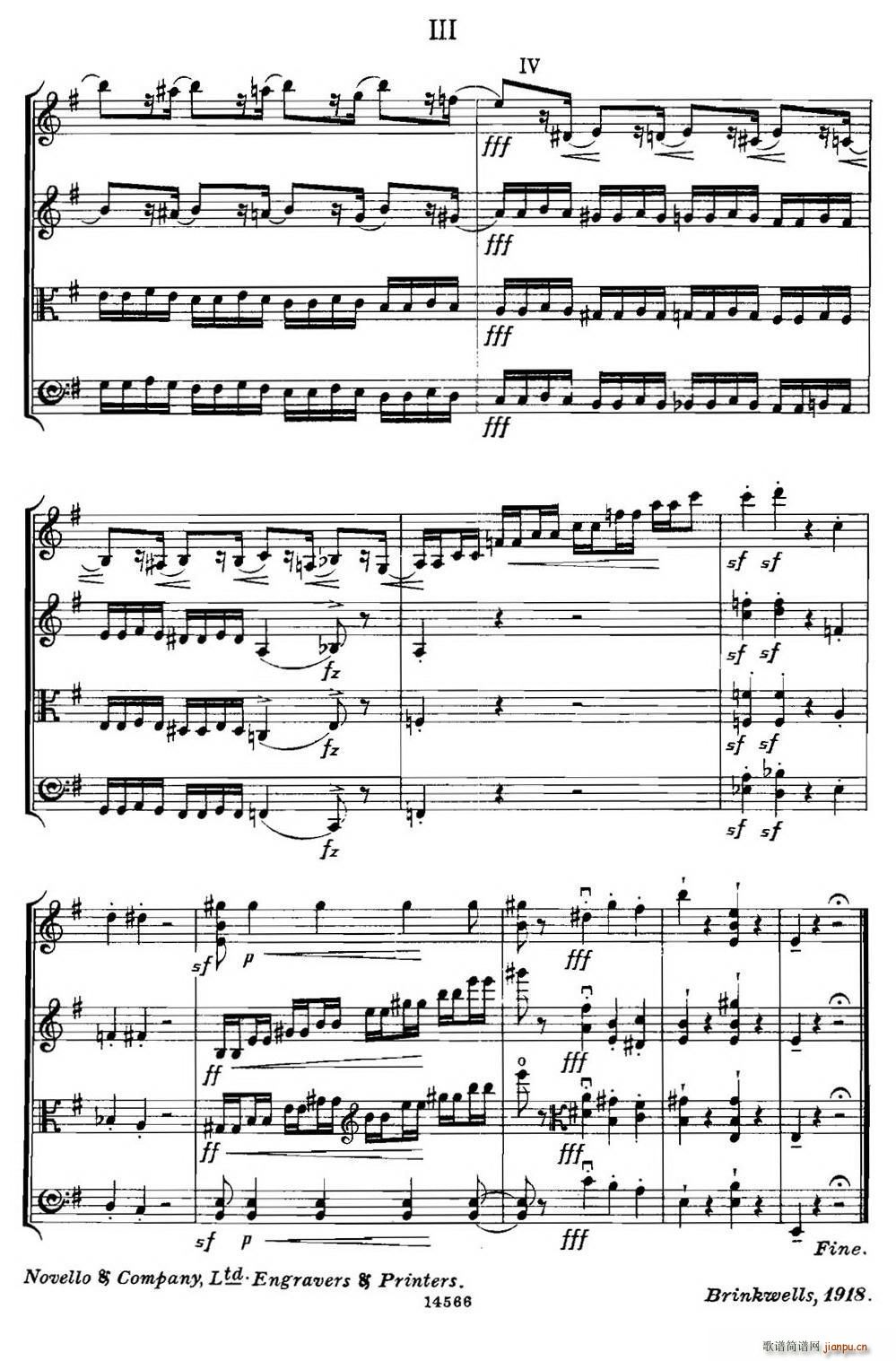 QUARTET Op 83  ()27