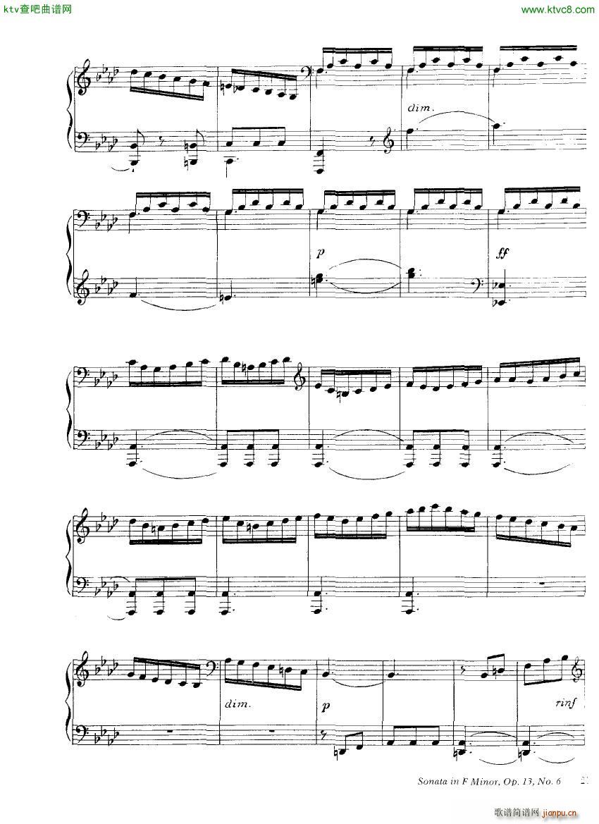 Clementi 13 6 Sonata Fminor 2 2()1