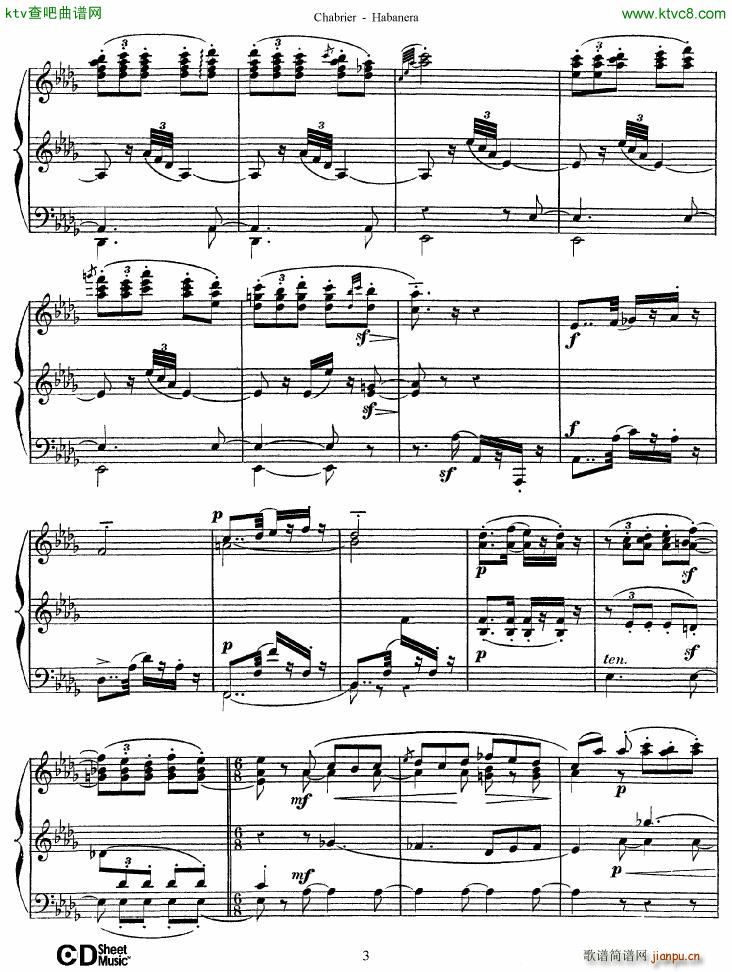 Chabrier Habanera()3