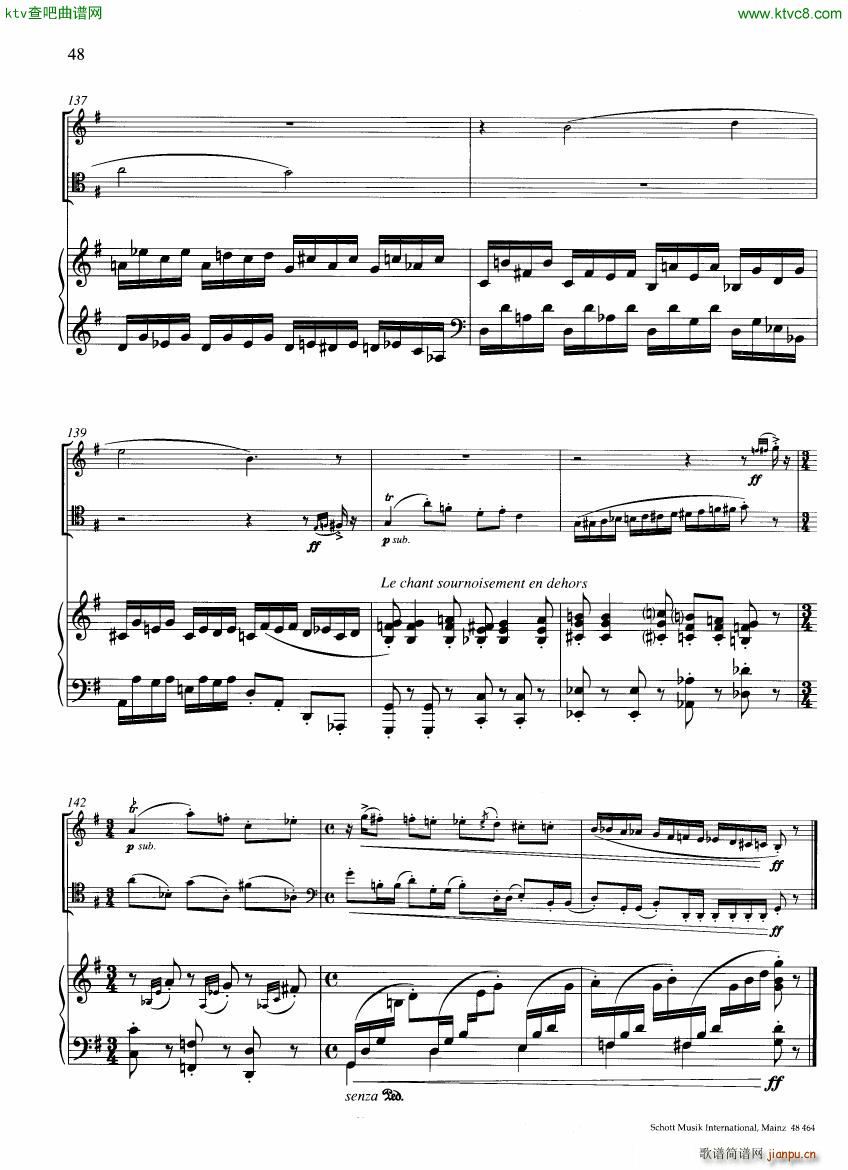 Francaix Trio for oboe bassoon and piano ()15