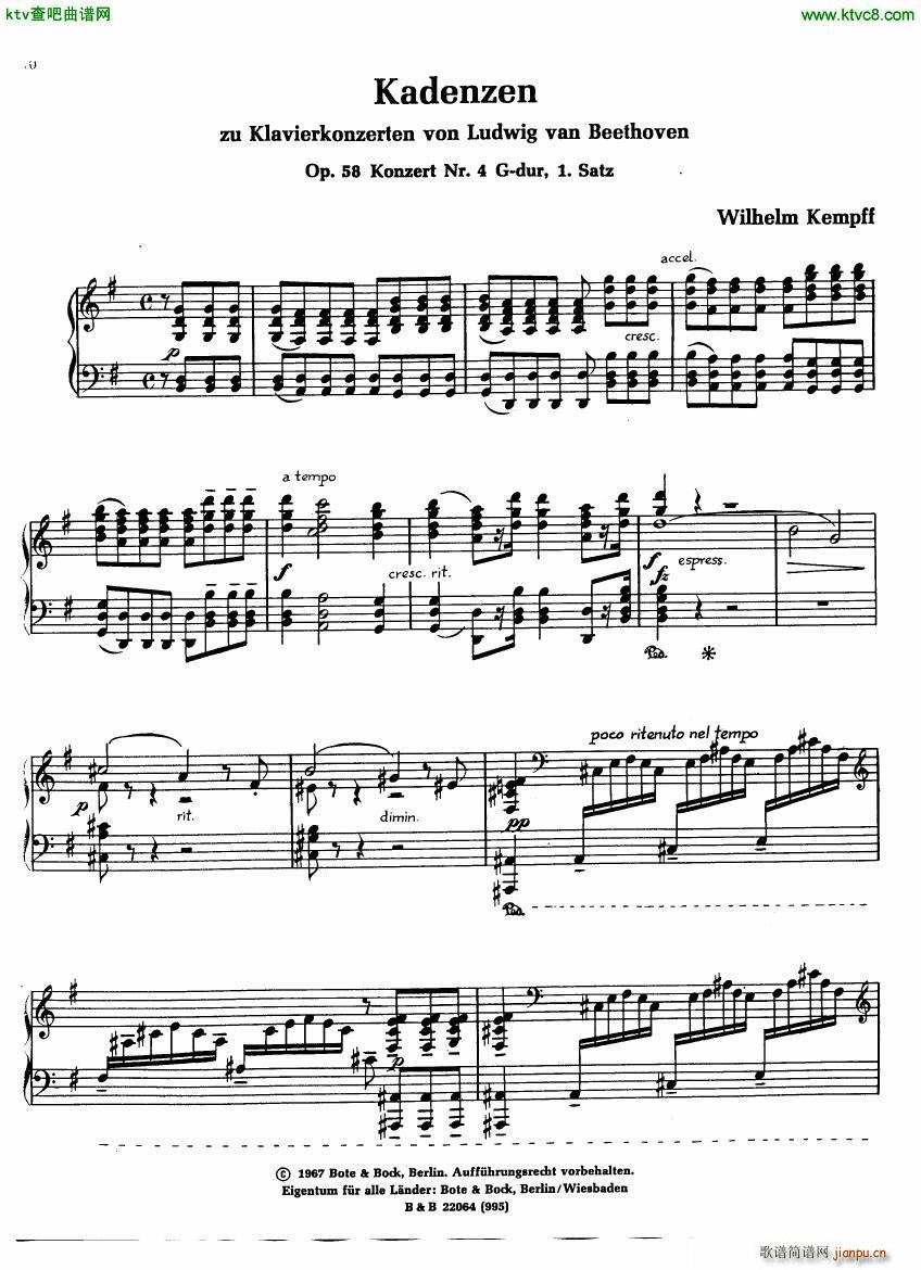 Kempff Beethoven Kadenzen()19